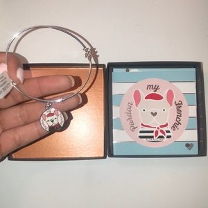 Alex And Ani Frenchie Bracelet